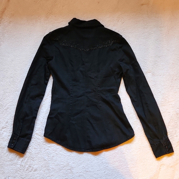 Diesel womens buttom up shirt 100% cotton - Picture 7 of 8